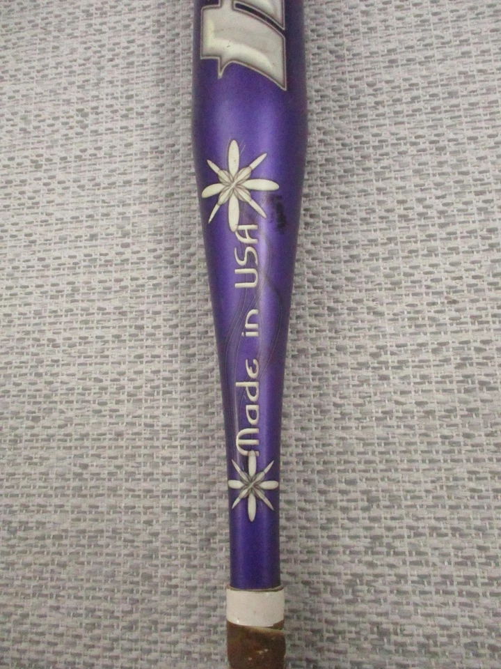 Винтажная софтбольная бита для быстрой подачи Miken Halo Light -12,5 фиолетовая FPHL12 США - Изображение 2 из 4