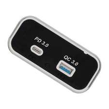 Dual QC 3.0 USB & PD 3.0 Type-C Port Car Fast Charger Adapter Socket