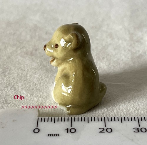 Juego de cachorro de león vintage Wade Early First Whimsies n.º 8 animales de zoológico #24-936 - Imagen 2 de 8