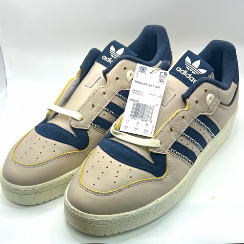 adidas Rivalry 86 Low Leather Beige/Navy Men's Sneakers JH5610