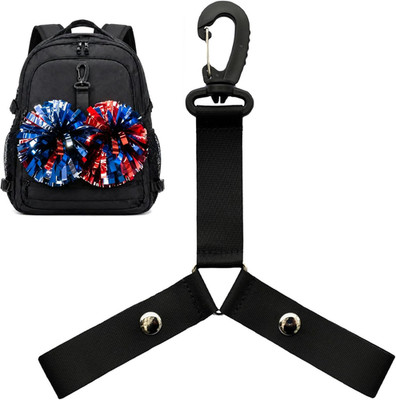 Cheerleading Pom Pom Holder for Backpack, Keeps Cheer Poms Fluffy & Organized, C