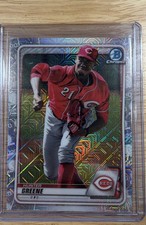 2020 Bowman - Chrome Prospects Hunter Greene #BCP-47 Green Mojo Refractor /99...