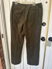 Brooks Brothers Pants Womens 14 PleatedCotton Classic Dress Work Trousers