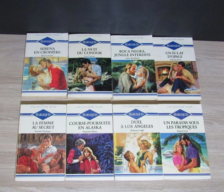 Lot de 30 livres Harlequin collection azur, tous différents. - Photo 3/4