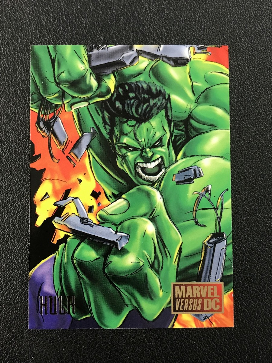 1995 Fleer DC vs. Marvel Comics #4 Hulk | eBay