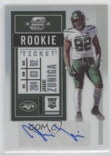 2020 Panini Contenders Optic Rookie Ticket Silver Prizm Jabari Zuniga Auto 0c2