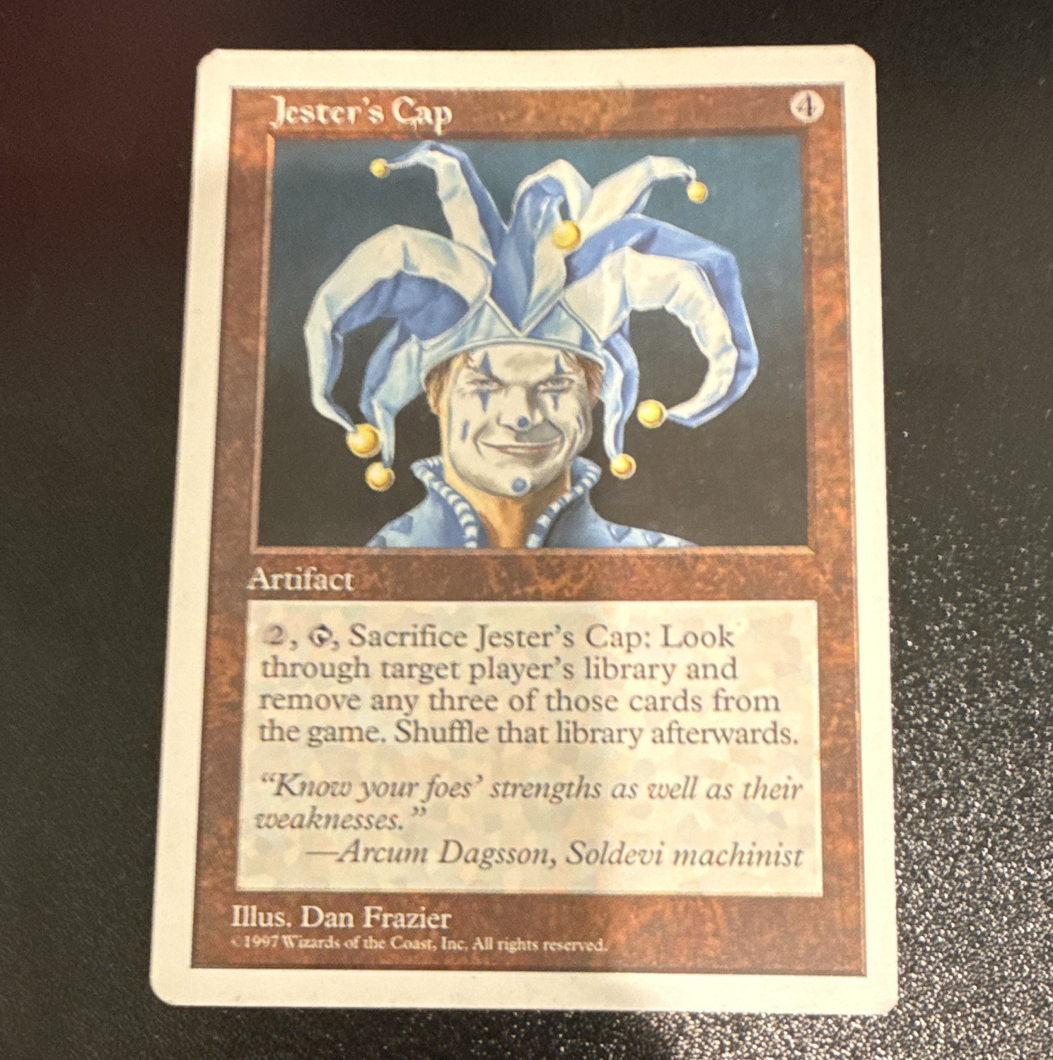 Wizards of the Coast Jester's Cap 5th Edition Artifact Rare 1997 EN Dan Frazier