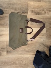 Borsone Line of Trade Borsone Viaggio Cotone Verde Weekender CON TRACOLLA 0312