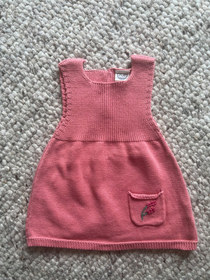 Tolles Kinderstrickkleid Bio-Baumwolle von puri organic in 74/80