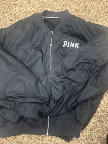 Women’s Black Victoria Secret Full Zip Coat Size Large