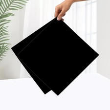 Lareko Black Marble Peel and Stick Vinyl Floor Tiles,20 Tiles - 12" x 12",Wat...