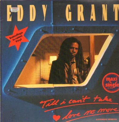 Eddy Grant Till I Cant Take Love No More / California Style BLACK VINYL