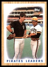 Pirates Leaders 1987 Topps #131 Pirates MLB READ FREE SHIPPING AutographDen
