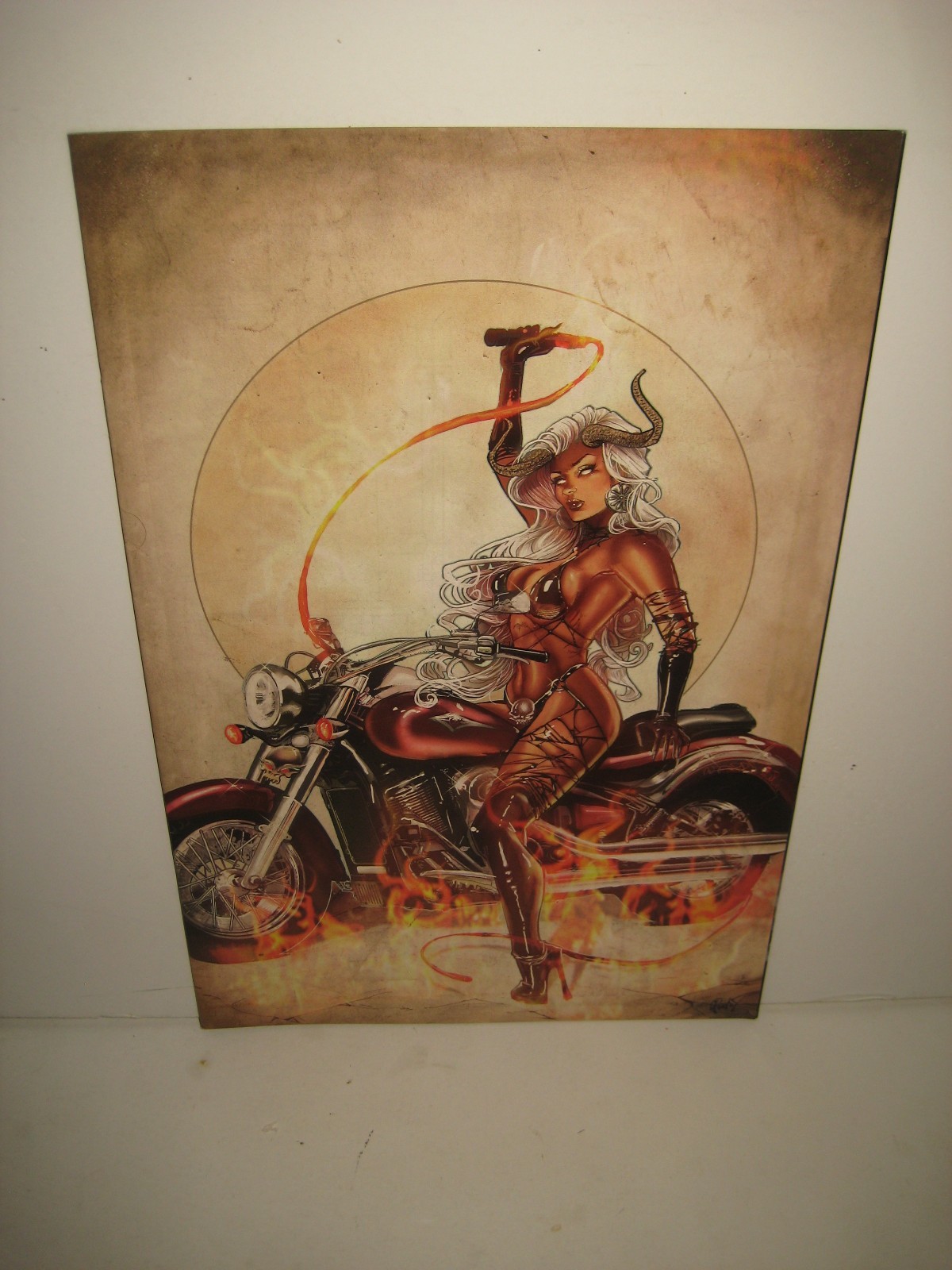 LADY DEMON #2 COVER E VIRGIN VARIANT Poulat DYNAMITE 2014