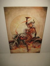 LADY DEMON #2 COVER E VIRGIN VARIANT Poulat DYNAMITE 2014