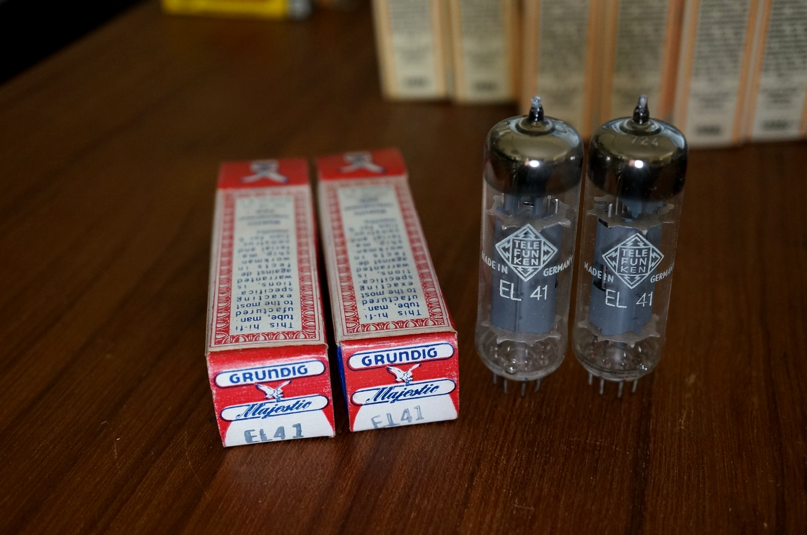 2 - Telefunken EL 41 / Audio Tube NIB / EL41 / 6CK5 BF61 N150