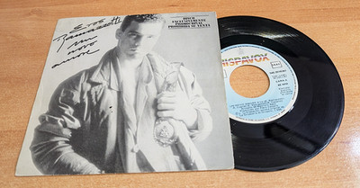 EROS RAMAZZOTTI Un novo amore 7'' SPAIN PROMO SINGLE VINYL VERY RARE 1987 OOP