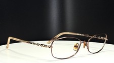 VTG LIZ CLAIBORNE L329 UU3 Womens Bronze Oval Full Rim Eyeglasses FRAMES ONLY