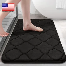Memory Foam Bath Mat Rug 30X20, Ultra Soft Non Slip and Absorbent Bathroom Rug, 