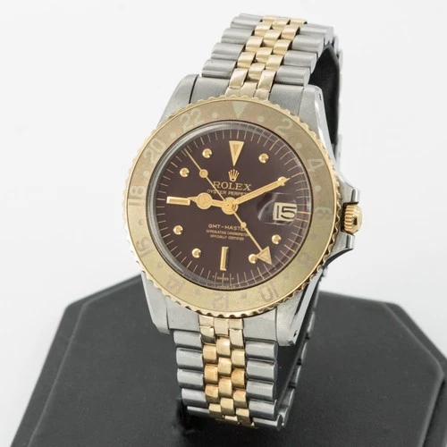 Men's Rolex OP GMT-Master Root Beer Two-Tone 40mm Ref.#1675 Watch W228676-1