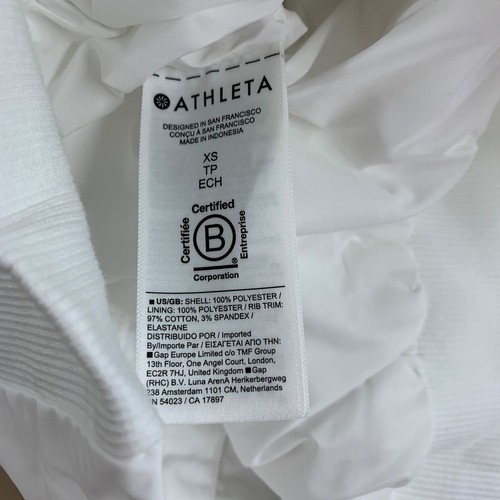 ATHLETA Jetset Bomber Jacket Women's Size XS White - Picture 4 of 6