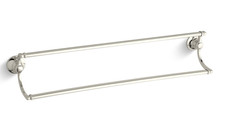 Kohler K-11413-SN Bancroft 24" Double Towel Bar in Polished Nickel