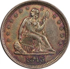 1843 AU55 Seated Liberty Quarter PCGS 46128592