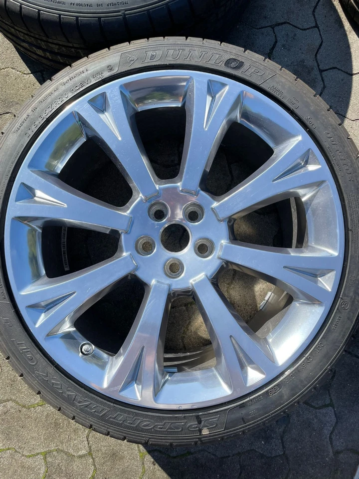 Original Jaguar XJ Orona Poliert 20" Komplettradsatz X351 von Neuwagen - Bild 3 von 4