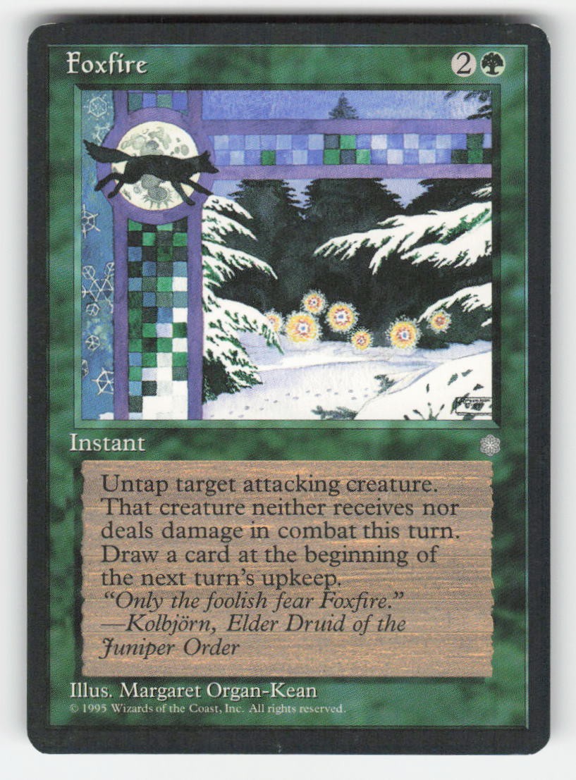 1995 Foxfire Ice Age MTG