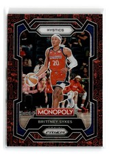 Brittney Sykes 2024 Panini Prizm Monopoly WNBA Red Classic Icons #38