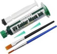 10CC Green Solder Mask Ink for PCB BGA Repair, UV Light Curing Paste
