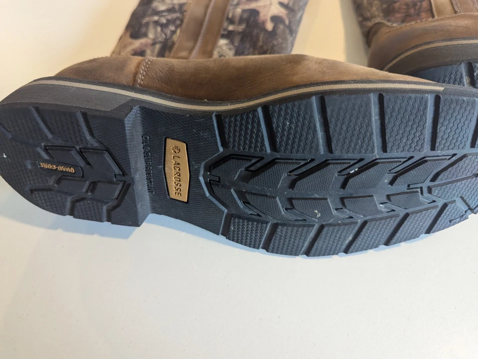 Lacrosse 532062 17" Tall Grass Camo Snake Boot Size 7 hunting outdoors mens - Image 3 of 4