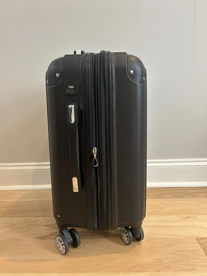 Travelers Choice Carry On Luggage Hardside Suitcase with Spinner Wheels - Image 4 of 4