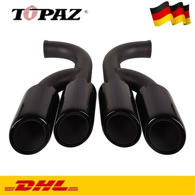 Endrohre Auspuffblende für Porsche Cayenne 3.0Diesel V6 2010-2014 Auspuffendrohr