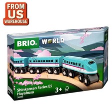 Brio World Railway Shinkansen E5 Series Hayabusa Wooden Train Set 36086