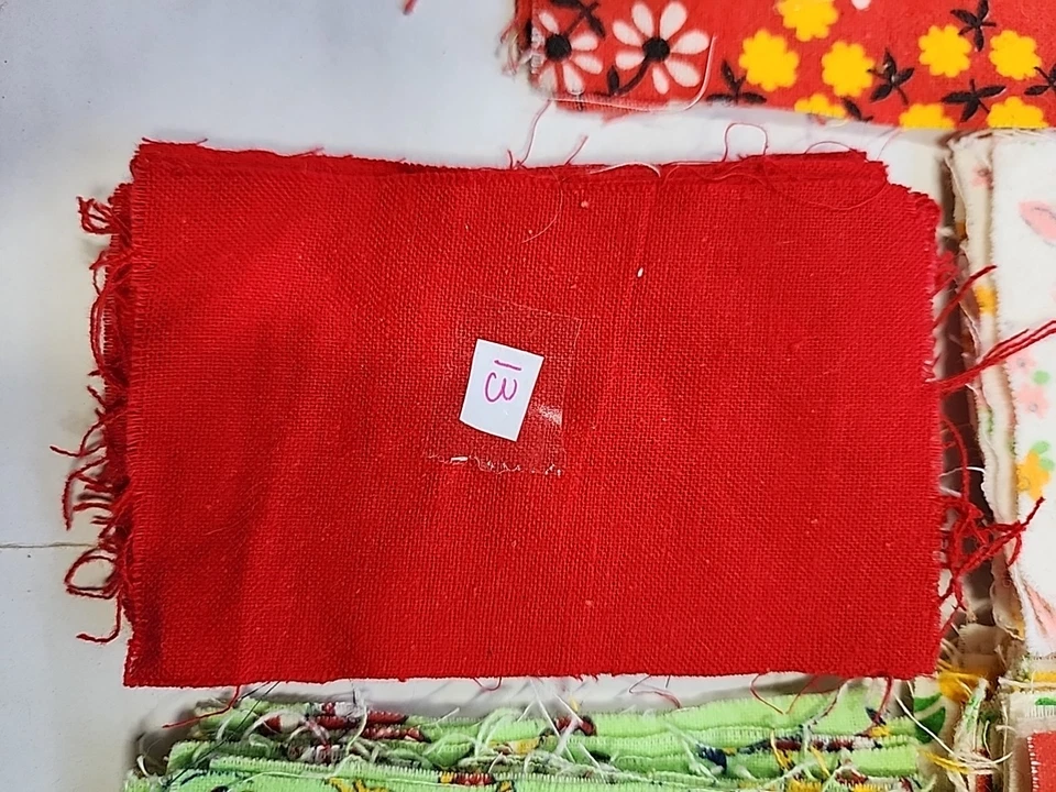 Винтажная 76x предварительно нарезанная прямоугольная новинка с цветочным рисунком однотонная матовая хлопчатобумажная фланелевая ткань шт. - Изображение 2 из 4