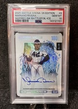 Bo Jackson Battle Arena UNANIMOUS SANDMAN Mariano Rivera Auto /50 PSA 10 POP 1