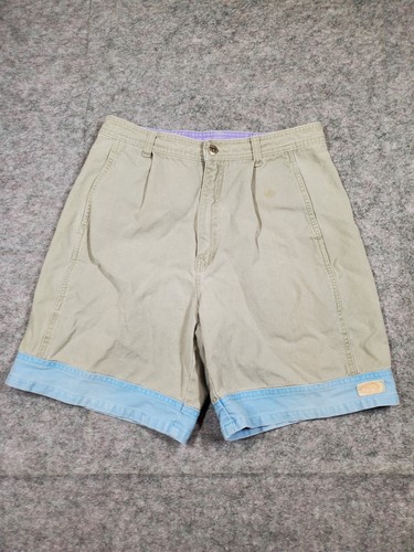 Vintage PCH Shorts Mens Size 33 Beige Fade Out Pacific Coast Highway Beach Surf