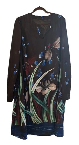 Marina Rinaldi MR 29 US 20 Women's  Long Sleeve Dress NWOT