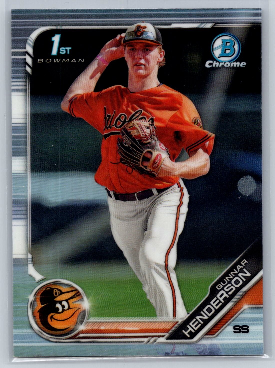 2019 Bowman Draft #BDC-22 Gunnar Henderson Chrome Refractor