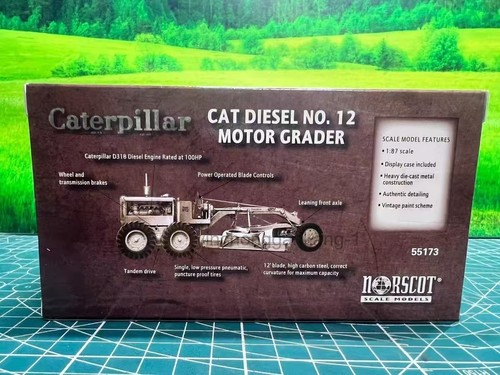 Norscot 1:87 Caterpillar CAT Diesel 12 Grader Model - Picture 8 of 8