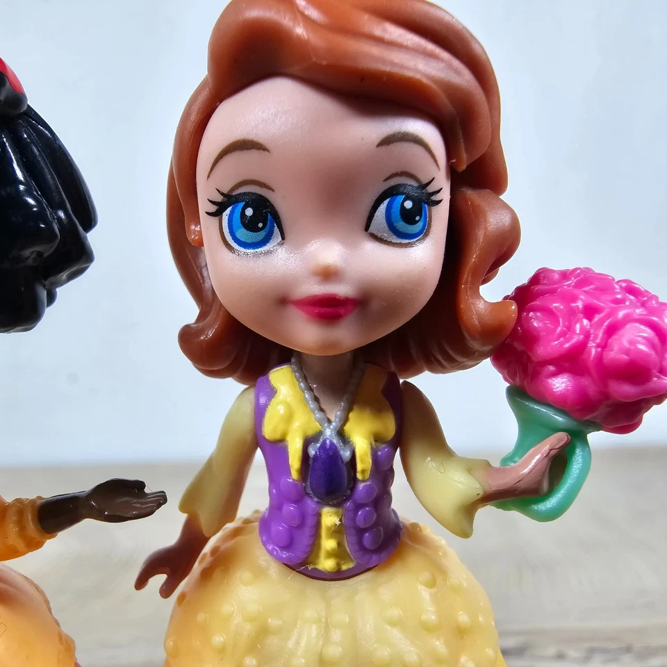 Mattel Disney Jr Sofia the First Mini Doll Princess Ruby and Sofia Figures 3" - Image 4 of 4