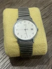 Vintage Timex Watch Men  LA Cell Quartz Gold Tone Stretch Band T52 ** WORKING **