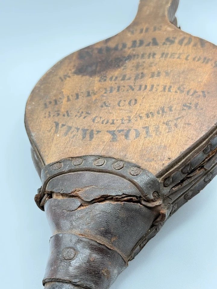 Antique Woodason Insect Powder Bellows Peter Henderson Co NY 19thC Garden Tool - Image 2 of 4