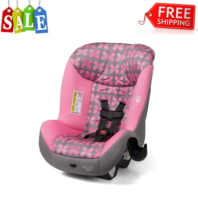 Cosco Kids Scenera Extend Convertible Car Seat, Pink Butterfly, Infant, Toddler