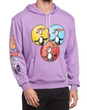 Original Penguin By Munsingwear Hoodie Mens L Purple Pullover Jethro Haynes New