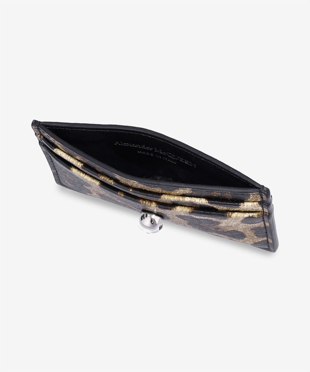 Alexander McQueen Skull Card Holder Leopard | eBay