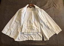 Rare Vintage Wrangler White Western Suit Set Pearl Snap Collector Made in USA
