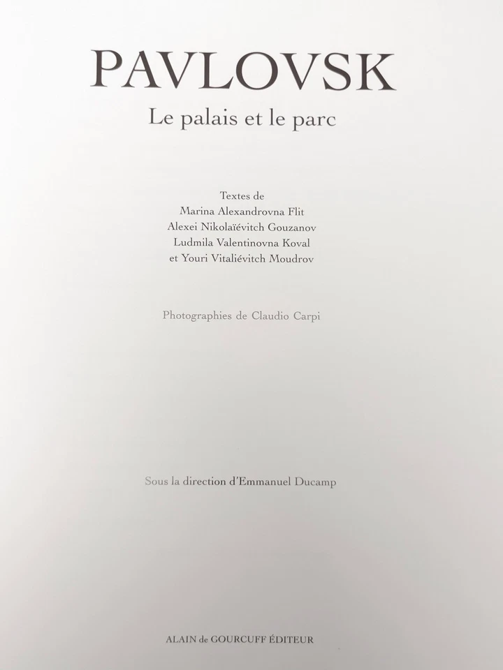 Pavlovsk 2 volumes in clamshell Les collections et Le palais et le parc - Image 3 of 4