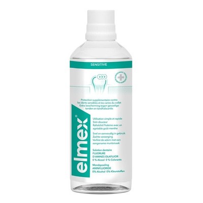 Elmex Sensitive Mouthwash 13.52 Fl Oz 400ml Pack of 1 Dental Solution